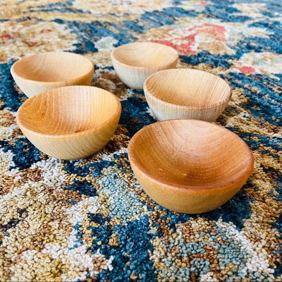 Vintage Other - Tree Spirit • Wooden Condiment Cups